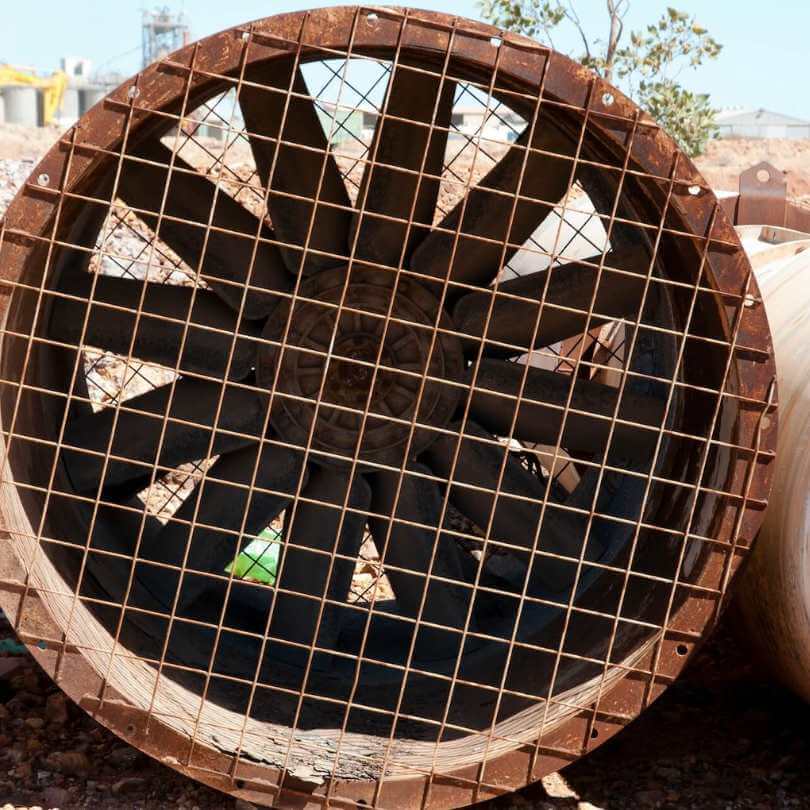 Axial fan vibration monitoring Remote monitoring